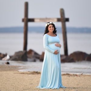 Pinkblush maternity long dress